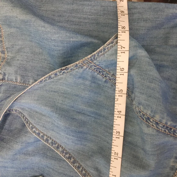 ❤️ Stunning Blue Denim 70,s HalterSummer  Dress - Picture 10 of 13